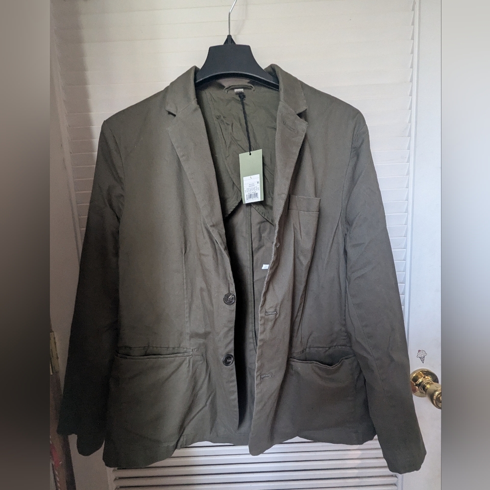 Goodfellow & Co Man Olive Jacket Coat Blazer Size L